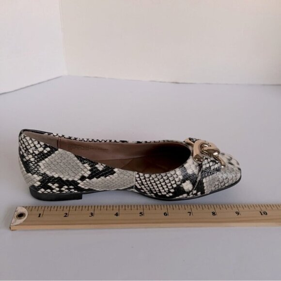 Aerosoles - Snake Pattern Ballet Flat Slip On - Multi Natural Snake. Size: 6 US. - Picture 15 of 15
